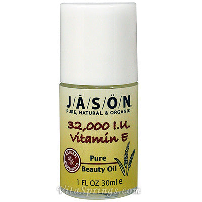 Vitamin E Oil 32,000 IU with Wand 1.1 oz, Jason Natural Online