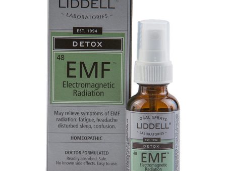 Liddell Detox EMF Homeopathic Oral Spray (Electromagnetic Radiation), 1 oz Online Hot Sale