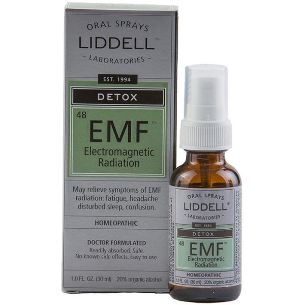 Liddell Detox EMF Homeopathic Oral Spray (Electromagnetic Radiation), 1 oz Online Hot Sale