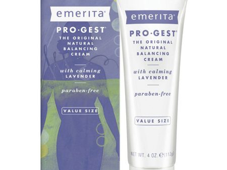 Pro-Gest Cream with Lavender, ProGest Balancing Cream, 4 oz, Emerita Fashion