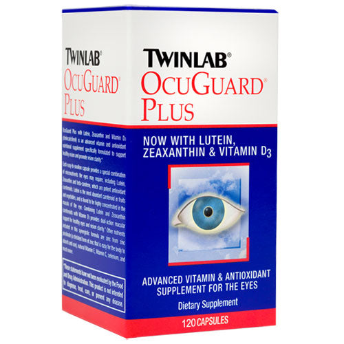 Twinlab OcuGuard Plus, Value Size, 120 Capsules (Now with Lutein, Zeaxanthin & D3) Cheap