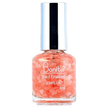 Bonita Petite Nail Enamel - Pink Heart, Mini Nail Polish, 0.28 oz (8 ml), Bonita Cosmetics Cheap