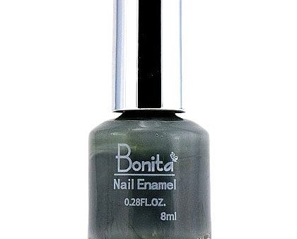 Bonita Petite Nail Enamel - Silver Dollar, Mini Nail Polish, 0.28 oz (8 ml), Bonita Cosmetics Online