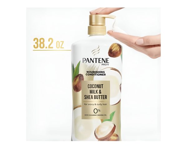 Pantene Pro-V Acondicionador nutritivo Leche de coco y manteca de karité (38,2 onzas líquidas) Cheap