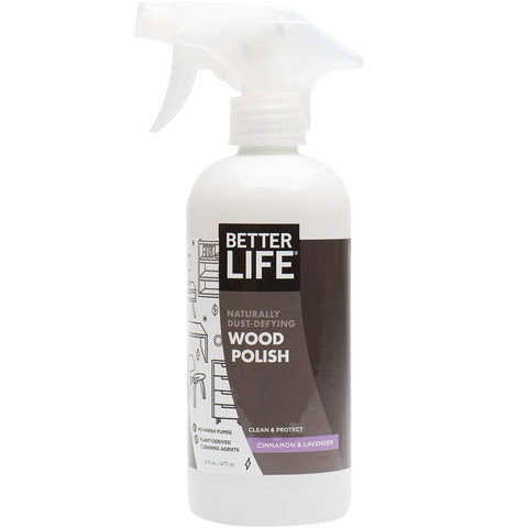 Naturally Dust-Defying Wood Polish, 16 oz, Better Life Green Cleaning Discount