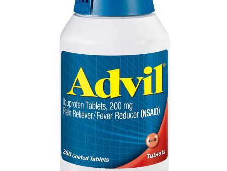 Advil Ibuprofeno 200 mg., Analgésico reductor de fiebre, 360 comprimidos Hot on Sale