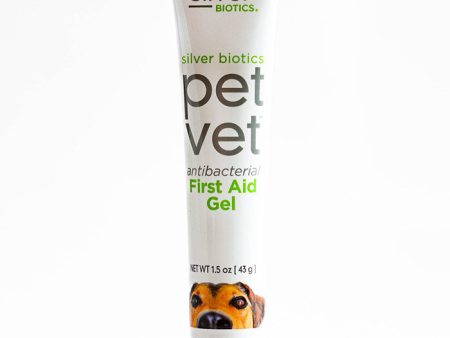 Pet Vet Antibacterial First Aid Gel, 1.5 oz, Silver Biotics For Cheap