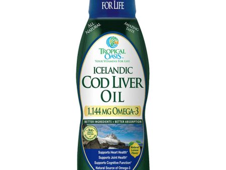 Icelandic Cod Liver Oil, 16 oz, Tropical Oasis Discount