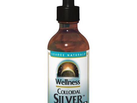 Wellness Colloidal Silver 45 PPM Liquid, 4 oz, Source Naturals Online Hot Sale