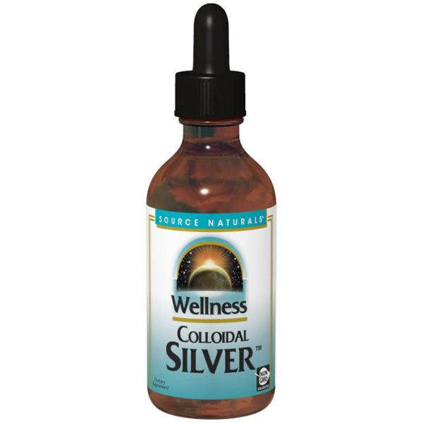 Wellness Colloidal Silver 45 PPM Liquid, 4 oz, Source Naturals Online Hot Sale