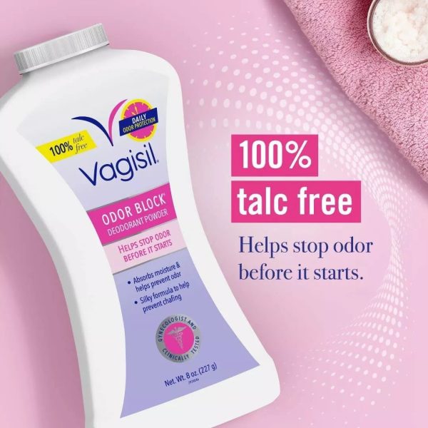 Vagisil, Desodorante en polvo para bloquear los olores, 227g Discount