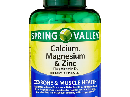 Calcium Magnesium Zinc 250 tabletas - Spring Valley Online Sale