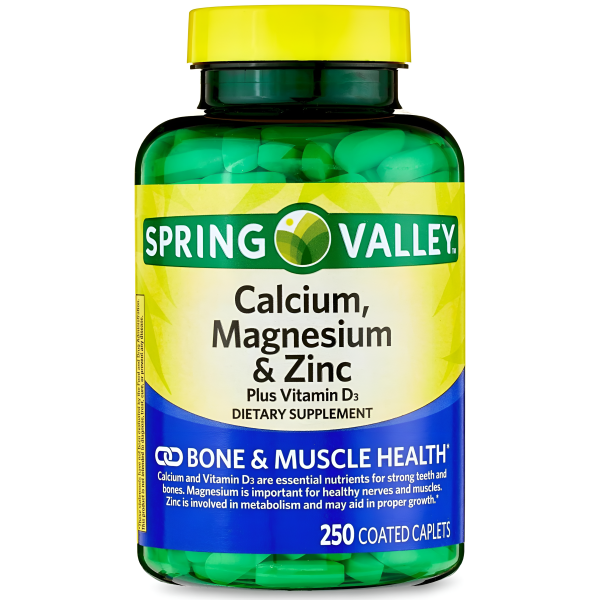 Calcium Magnesium Zinc 250 tabletas - Spring Valley Online Sale