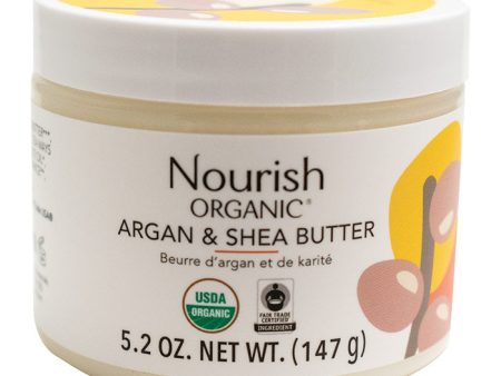 Argan & Shea Butter, 5.2 oz, Nourish Organic Online