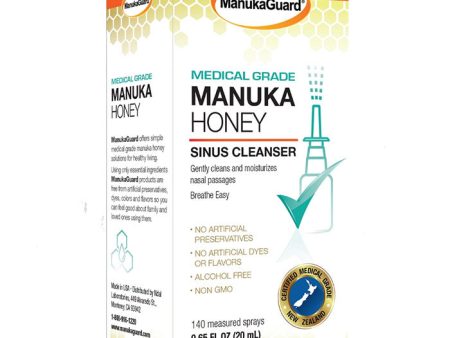 Medical Grade Manuka Honey Sinus Cleanser, MGO 600, 0.65 oz, ManukaGuard on Sale