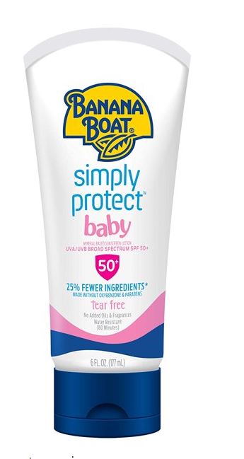 Banana Boat Baby mineral - protección solar 50+ de 177ml 6FL OZ. Cheap