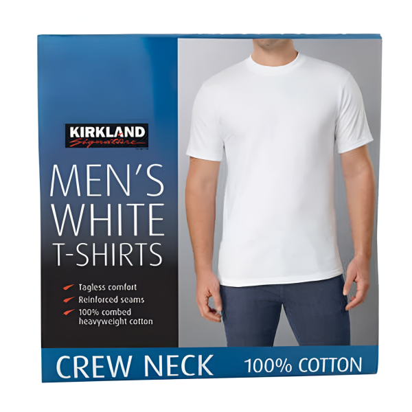 Kirkland- Polos de cuello redondo para hombre (paquete de 6) Cheap