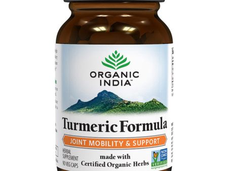 Turmeric Formula, With Organic Herbs, 90 Vegetarian Capsules, Organic India Fashion