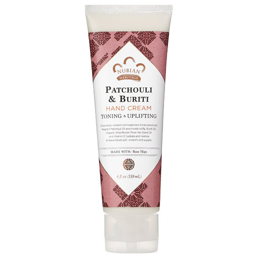 Hand Cream - Patchouli & Buriti, 4 oz, Nubian Heritage Online