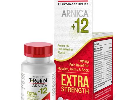 T-Relief Extra Strength Pain Relief Tablets, 100 Tablets, MediNatura Discount