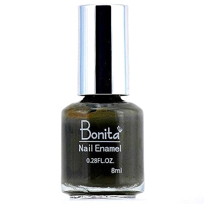 Bonita Petite Nail Enamel - Gray, Mini Nail Polish, 0.28 oz (8 ml), Bonita Cosmetics Discount