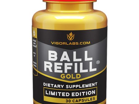 Ball Refill Gold, Limited Edition, 30 Capsules, Vigor Labs Sale