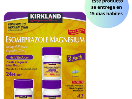 Kirkland Signature Esomeprazole 20 mg., 42 Cápsulas  - liberación retardada de magnesio y esomeprazol Sale