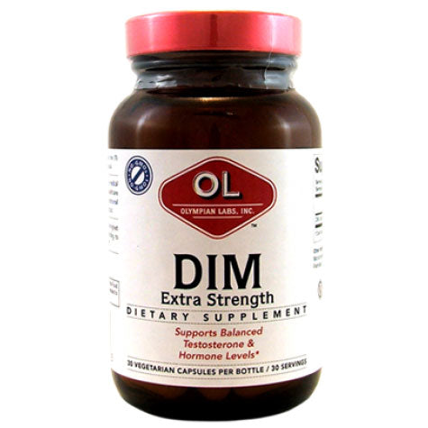 DIM Extra Strength, 30 Vegetarian Capsules, Olympian Labs Supply