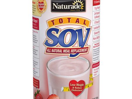 Total Soy All Natural Meal Replacement, Strawberry Cream, 17.88 oz (507 g), Naturade Cheap