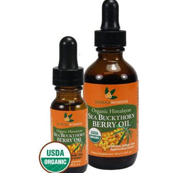 Organic Himalayan Sea Buckthorn Berry Oil Liquid, 0.45 oz, Seabuck Wonders Supply