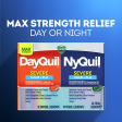 Vicks DayQuil y NyQuil Liquicaps para el resfriado severo y la gripe 72 caps (48caps dayquil + 24 caps nyquil) For Cheap