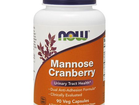 Mannose Cranberry, 90 Vegetarian Capsules, NOW Foods Cheap