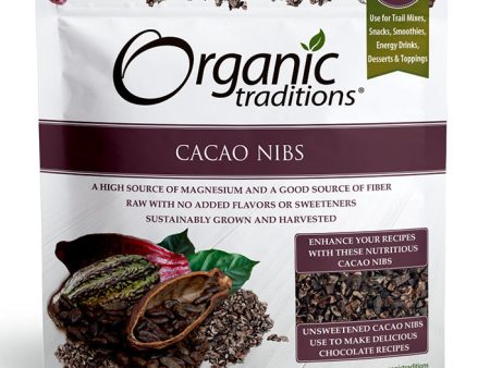 Organic Cacao Nibs, 8 oz (227 g), Organic Traditions Online Hot Sale