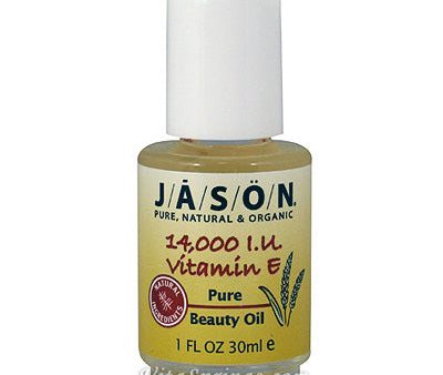 Vitamin E Oil 14,000 IU Pure Beauty Oil 1 oz, Jason Natural Discount