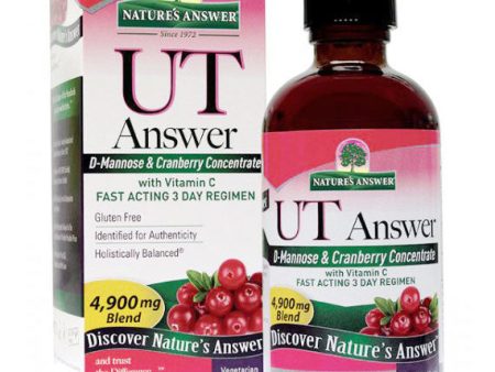 UT Answer (UTanswer), D-Mannose & Cranberry Liquid, 4 oz, Nature s Answer For Cheap