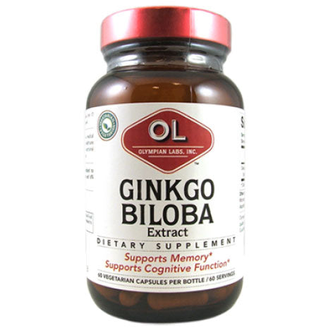 Ginkgo Biloba Extract 60 mg, 60 Veggie Capsules, Olympian Labs Sale