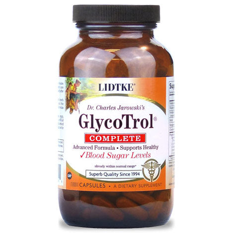 GlycoTrol Complete, Advanced Formula, 180 Vegetarian Capsules, Lidtke For Sale