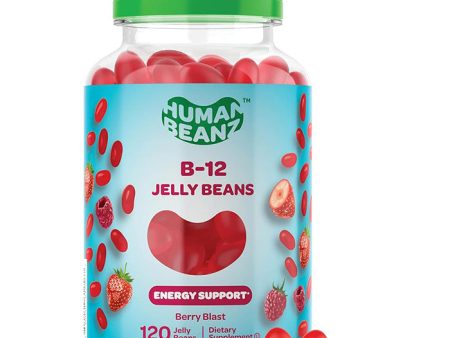 Vitamin B12 Jelly Bean Gummies for Adults, 120 Jelly Beans, Human Beanz For Cheap