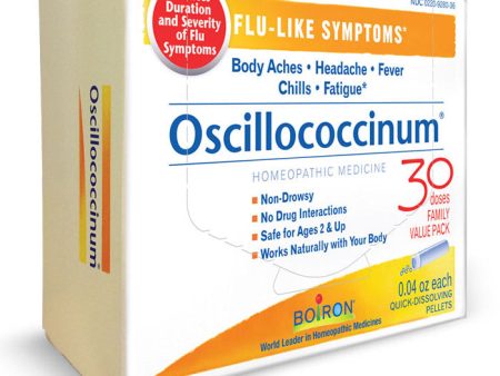 Oscillococcinum, Flu-Like Symptoms, 30 Doses, Boiron For Sale