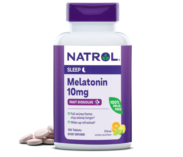 MELATONINA 10MG 100 TABLETAS , SABOR CITRUS  - NATROL - FAST DISSOLVE Online Sale