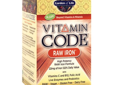 Vitamin Code, Raw Iron, 30 Veggie Caps, Garden of Life Fashion