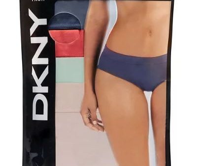 DKNY - Pack de 4 hipsters para mujer ropa interior femenina Sale