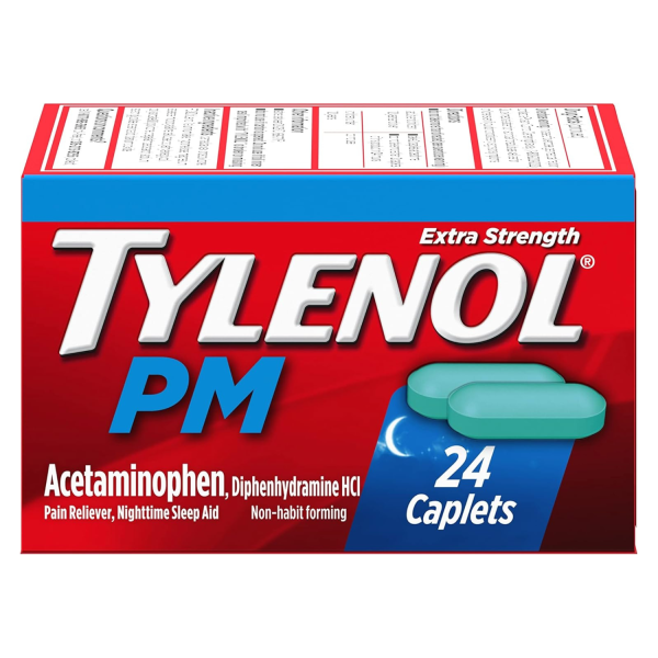 Tylenol PM Extra Fuerte - Alivia el dolor + Ayuda al descanso nocturno, Tabletas. Online Hot Sale