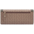 Cartera Slg Cluth en color Café Multi Guess Factory - Billetera para mujeres marca GUESS Online now