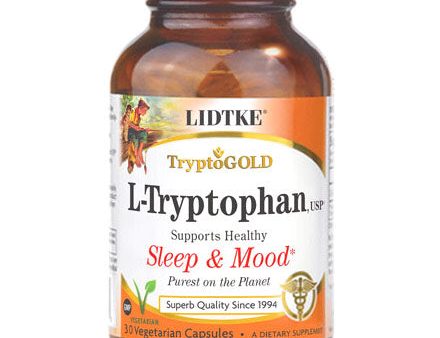 L-Tryptophan, Value Size, 120 Vegetarian Capsules, Lidtke Sale