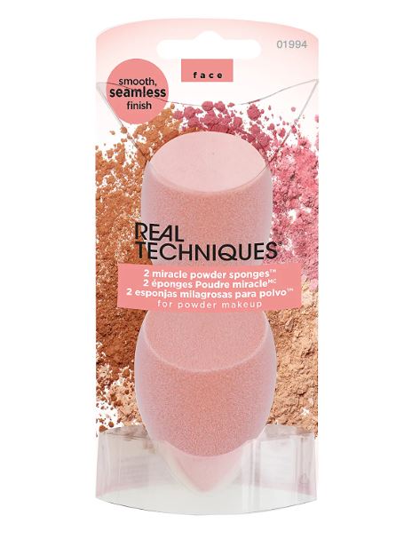 Real Techniques Esponja para maquillaje facial 01462  Miracle x 2 unidades. Hot on Sale