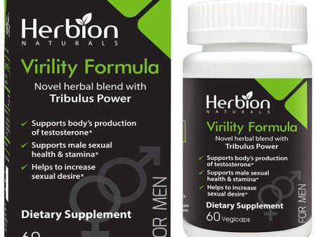 Virility Formula for Men, 60 Vegetarian Capsules, Herbion Online