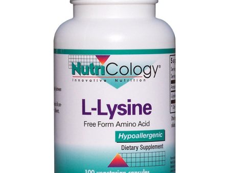 L-Lysine 500mg 100 caps from NutriCology Fashion