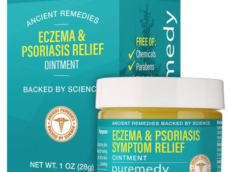 Eczema & Psoriasis Relief Ointment, 1 oz, Puremedy Hot on Sale