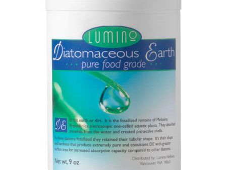 Pure Food Grade Diatomaceous Earth, 9 oz, Lumino Wellness Online Sale